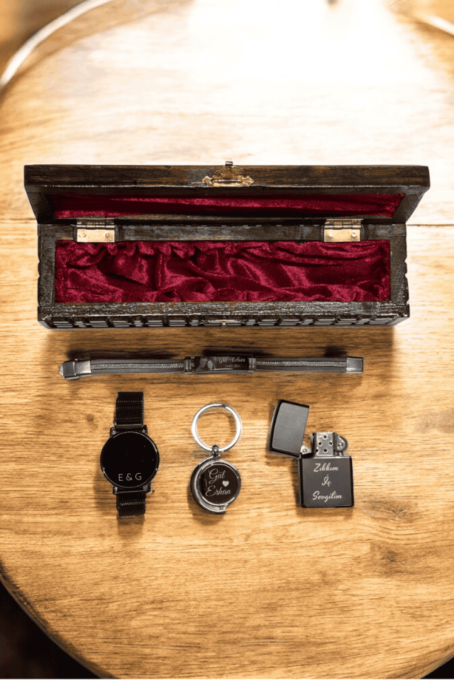 Pirinç Kutulu Erkek Seti