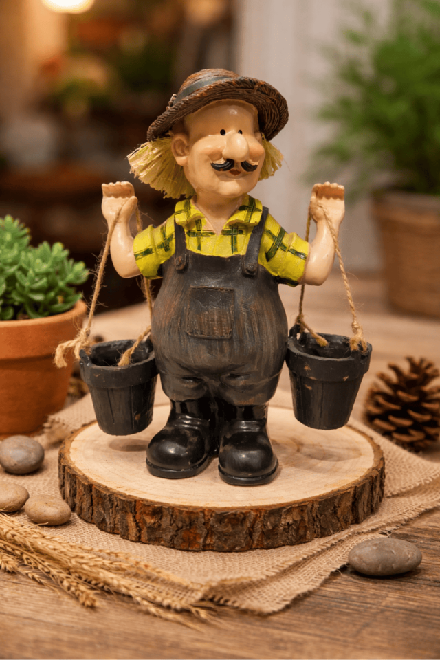 Kova ile su taşıyan adam biblosu