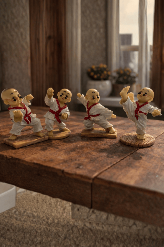 Karateci Çocuklar 4 Lü set