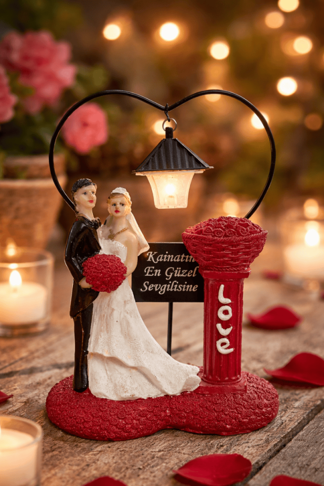 Işıklı Gelin Damat biblosu