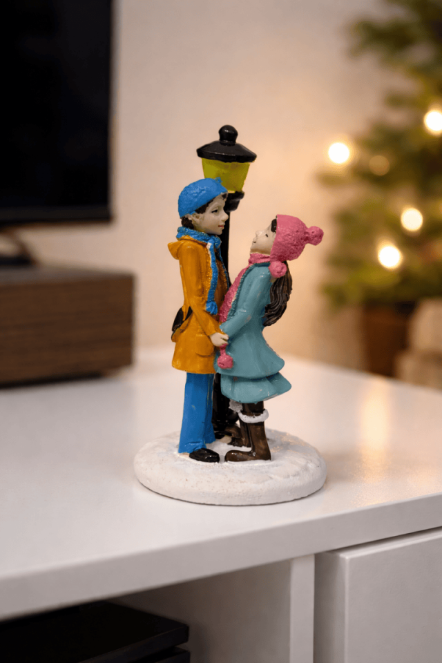 Sokak lambası & kış masalı biblo büyük boy