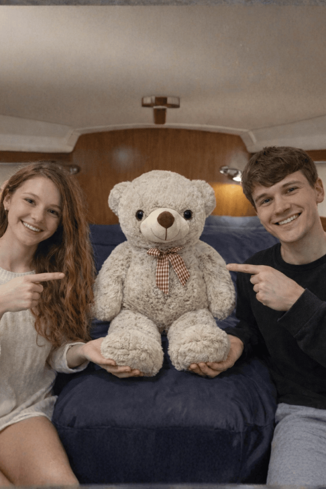 Peluş Gri Ayıcık (80cm)