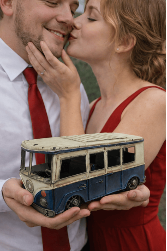 Metal Vintage Minibüs