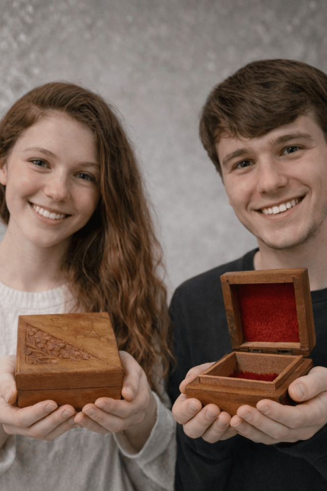 El İşleme Özel Ahşap Kutu