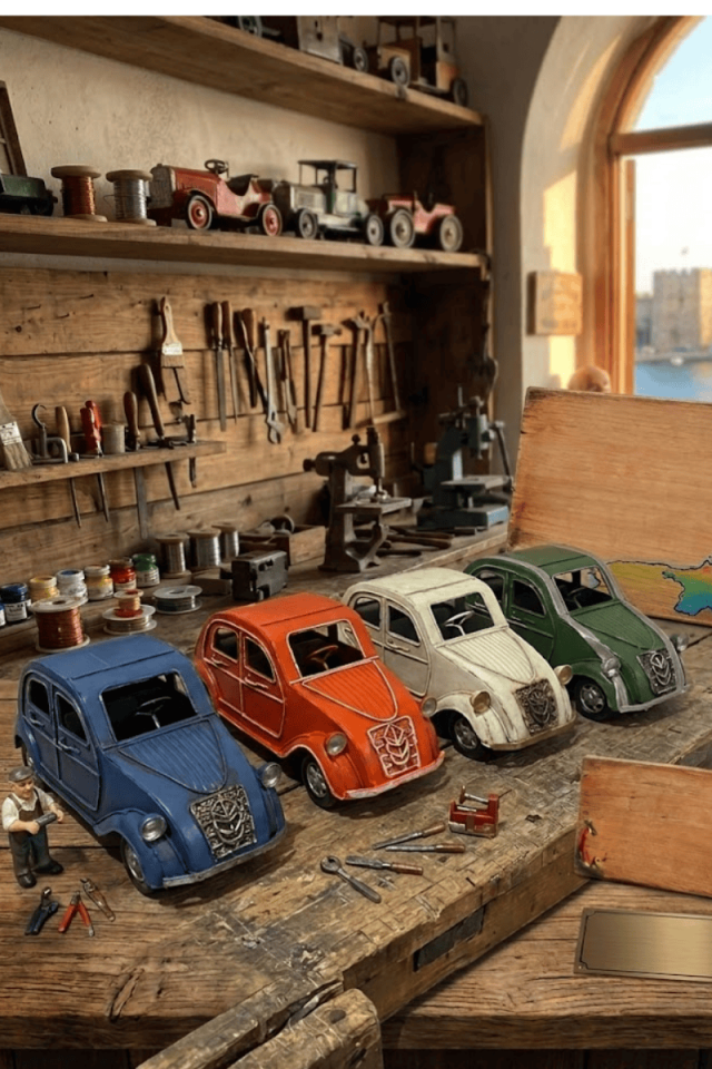 Metal Vintage Model Araba