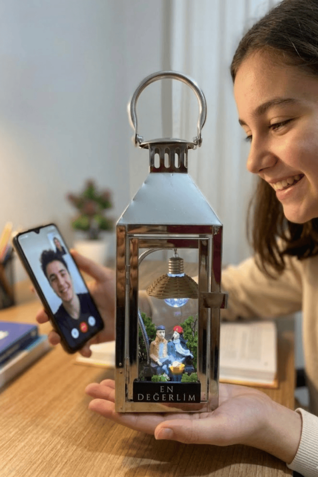 Aydınlatmalı Dekoratif Fener