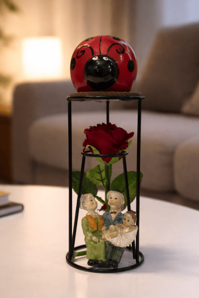 Uğur Böceği ve Yaşlı Çift Tasarım