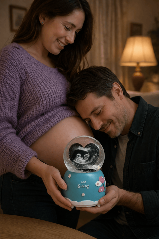 Ultrason Tasarımlı Kar Küresi & Kişiye Özel