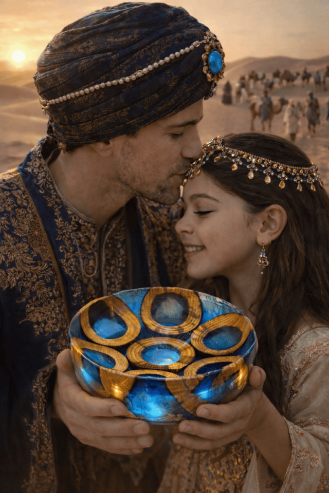 El Emeği Doğal Kase Epoksi & Ahşap