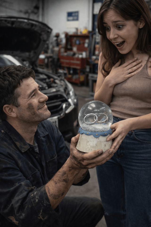 Çift Yüzüklü Kar Küresi