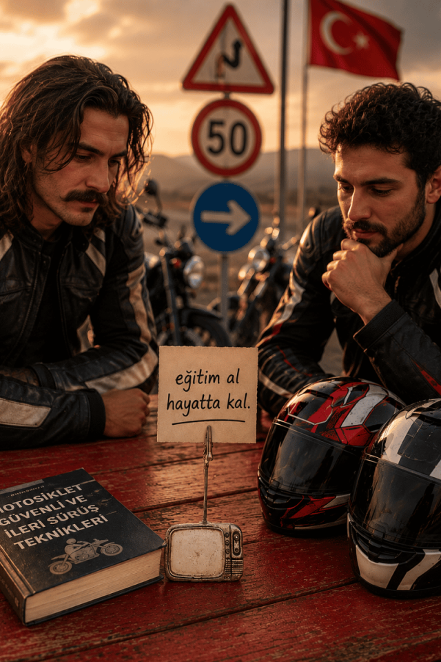Motosikletçi İçin Televizyon Kart Tutucu