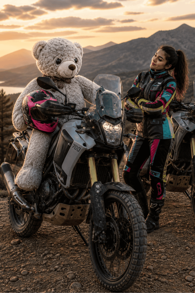 Motosikletçi Ayıcık 100 cm