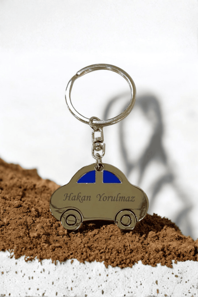 Kişiye Özel Metal Araba Anahtarlık