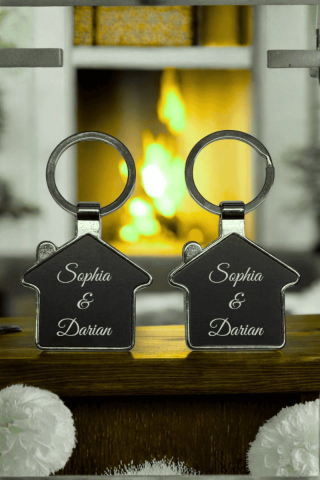 Kişiye Özel Çift Ev Anahtarlık