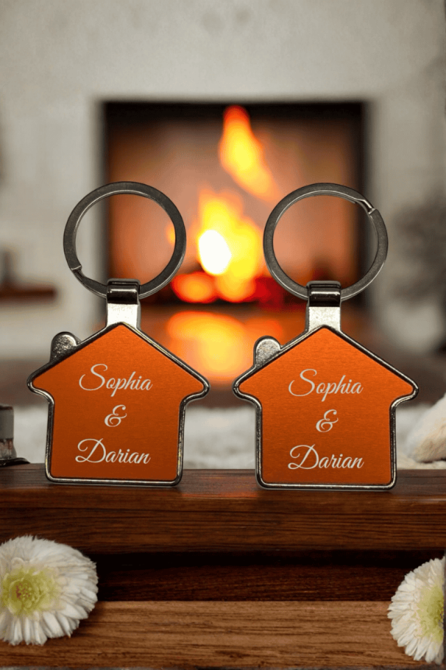 Kişiye Özel Çift Ev Anahtarlık