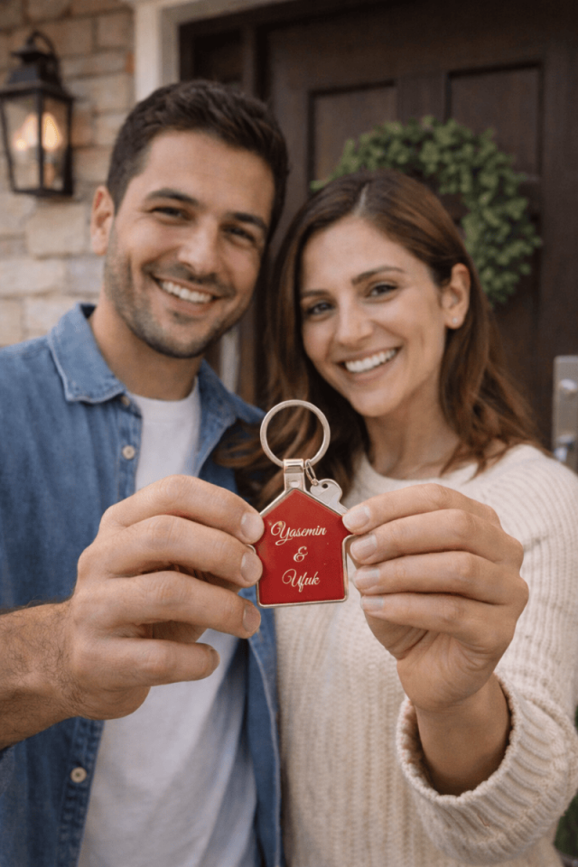 Kişiye Özel Ev Anahtarlık