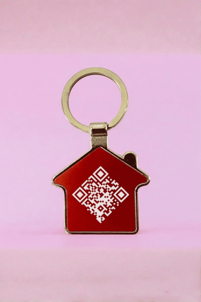 Kişiye Özel Qr Kodlu Ev Anahtarlık