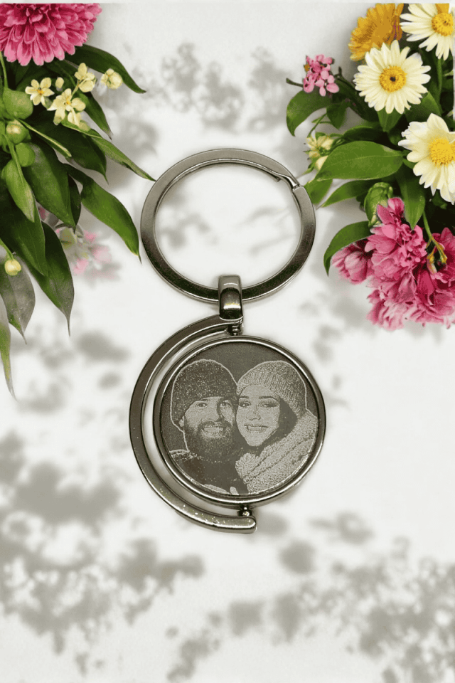 Kişiye Özel Metal Dönen Anahtarlık