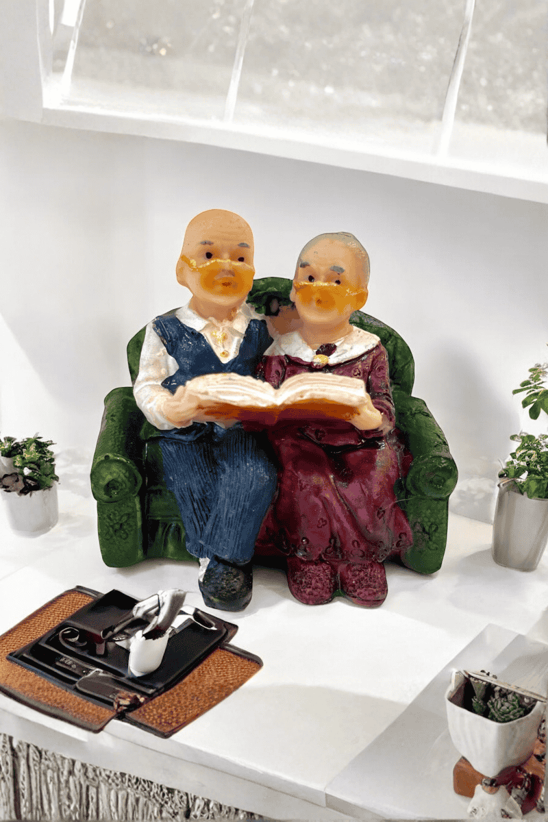 Mini Koltuklu Yaşlı Çift