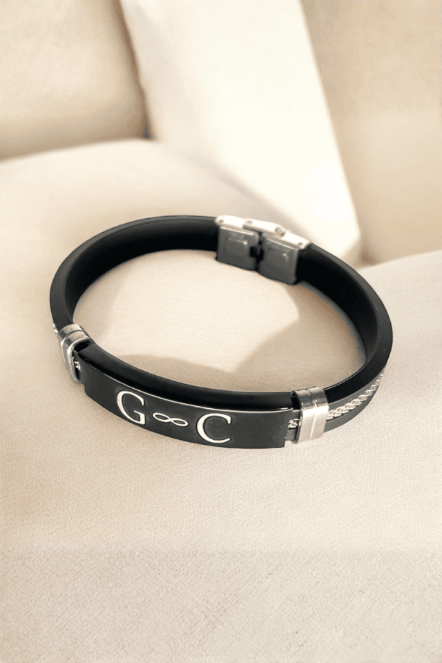 Kişiye Özel İsimli Çelik Bileklik