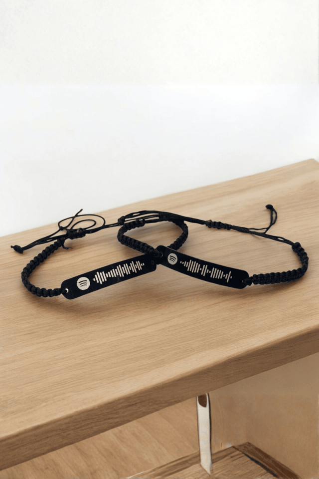 Spotify Çift İpli Çelik Bileklik