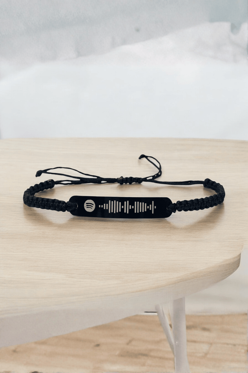 Spotify İpli Çelik Bileklik