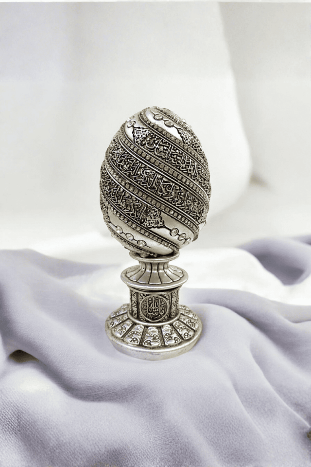 Lüks Swarovski Taşlı Ayetel Kürsi Biblo
