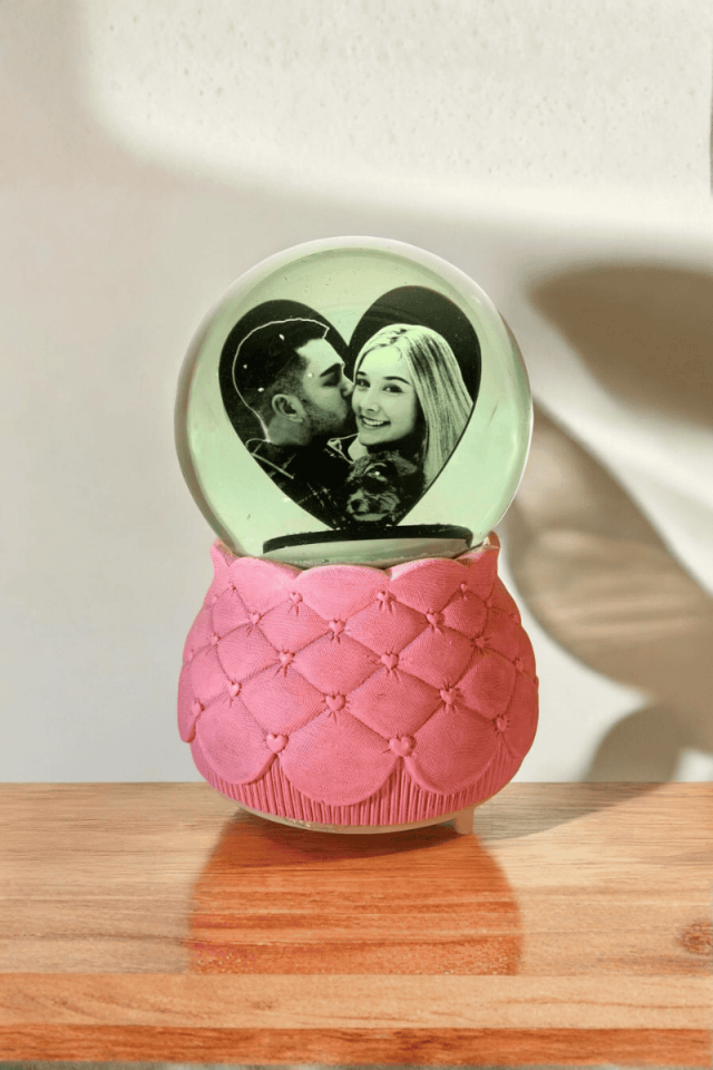 Kişiye Özel Kar Küresi Püskürtmeli Qr Kodlu