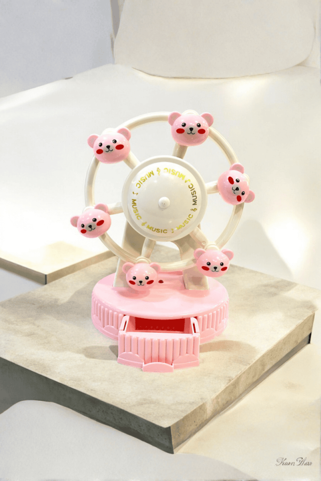 Ayıcıklı Dönme Dolap Müzik Kutusu