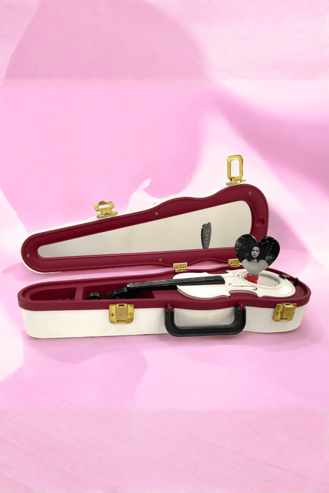 Keman Müzik Kutusu büyük boy Kişiye Özel