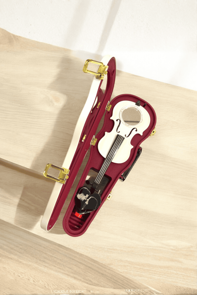 Keman Müzik Kutusu Büyük Boy Kişiye Özel