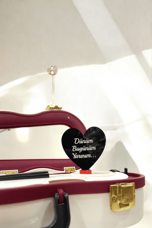 Keman Müzik Kutusu Büyük Boy