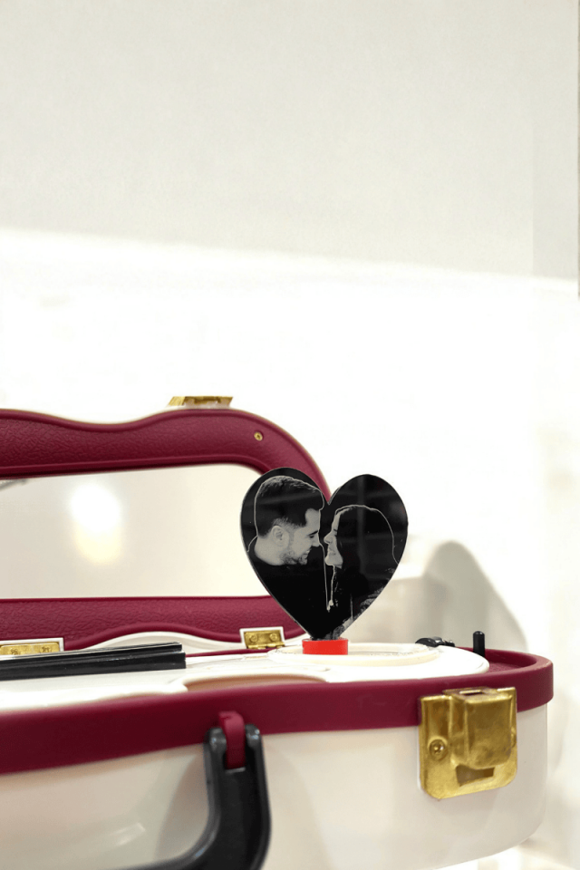 Keman Müzik Kutusu Büyük Boy