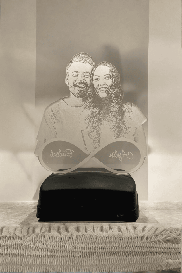 3D Gece Lambası Çizim