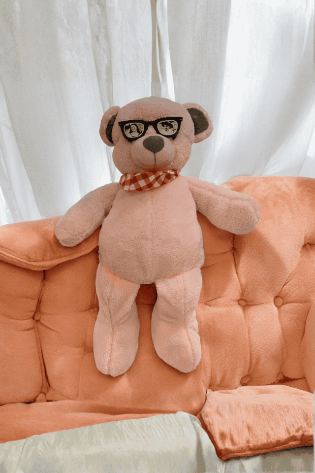 50cm Ayıcık Gözlüklü Kişiye Özel