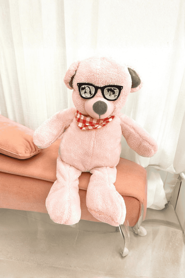 50cm Ayıcık Gözlüklü Kişiye Özel