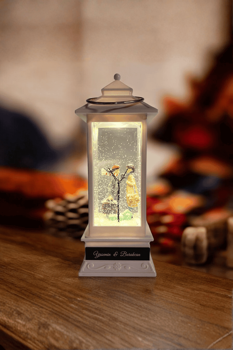 Kişiye Özel Kule Kar Küresi Büyük Boy