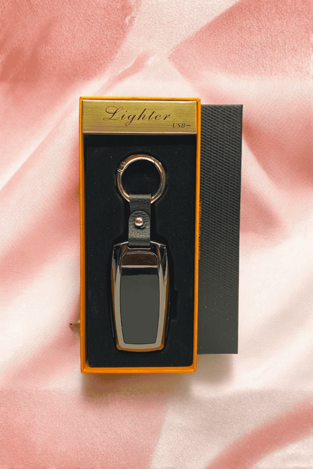 Kişiye Özel Şarjlı Çakmak Anahtarlık