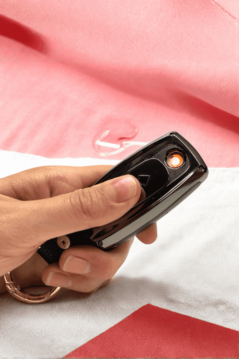 Kişiye Özel Şarjlı Çakmak Anahtarlık