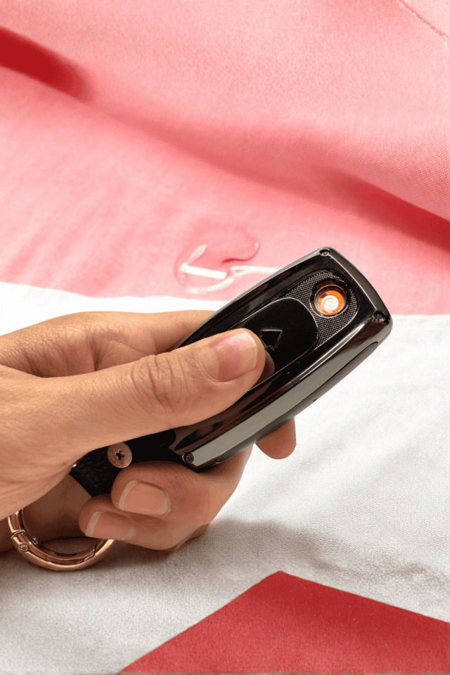 Kişiye Özel Şarjlı Çakmak Anahtarlık