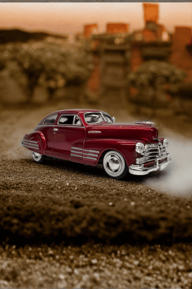 1948 Chevy Aerosedan Fleetline Klasik Model Araba