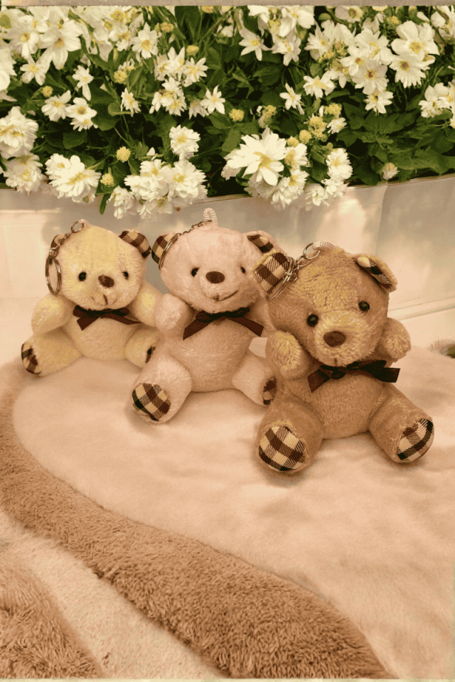 Peluş Anahtalık Ayıcık Orta Boy