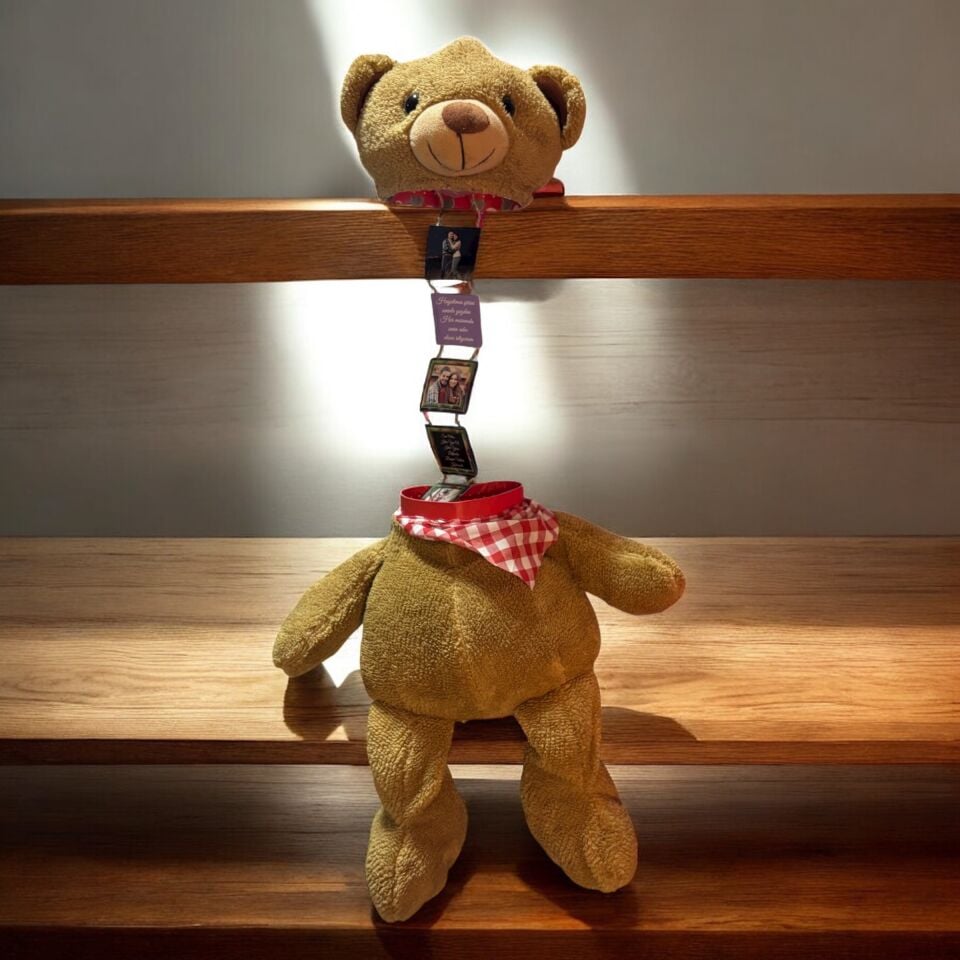 Kişiye Özel Peluş Ayıcık Resimli