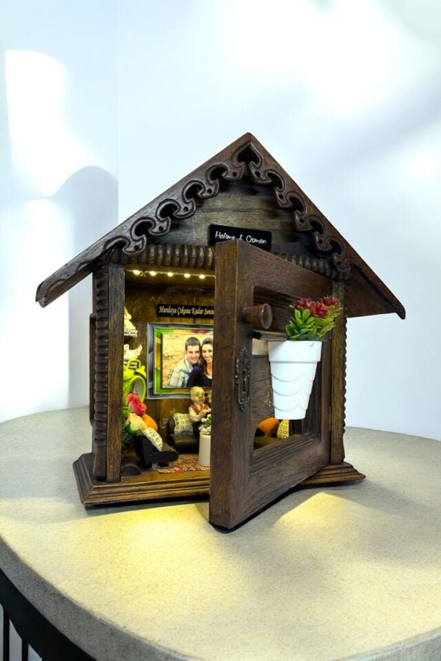 Gece Lambalı Ev Özel Tasarım