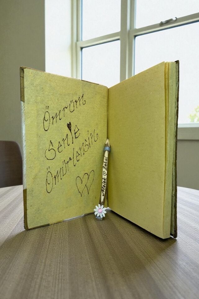 Orta Boy Doğal Not Defteri