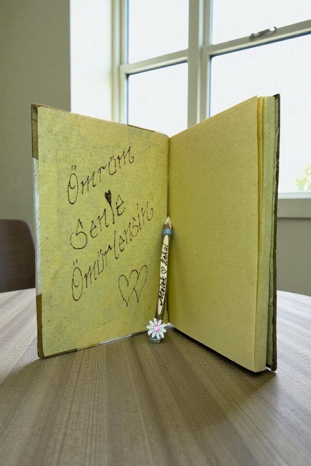 Orta Boy Doğal Yaprak Albüm