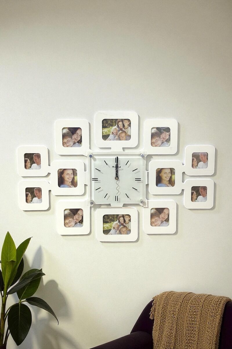 12 Çerçeveli Duvar Saati