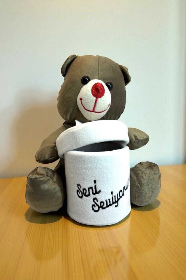 Kadife Kutulu Peluş Ayıcık