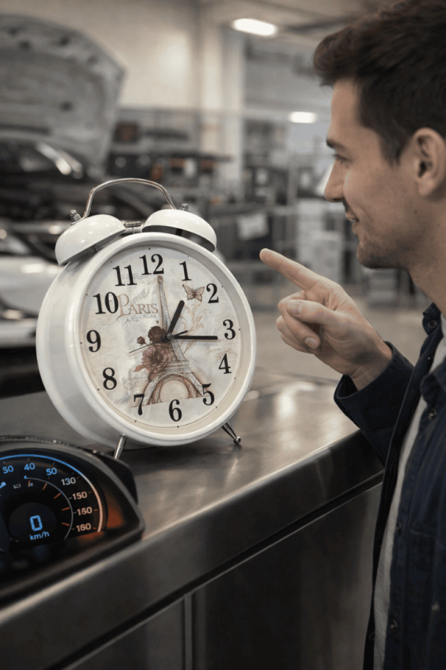 Metal Çalar Saat Büyük Boy