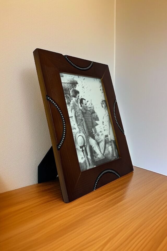 Ahşap Taş İşlemeli Çerçeve